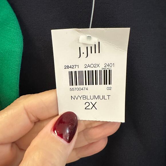 Wearever Double-Face Jersey Contrast-Trim Jacket 2X - Picture 4 of 9